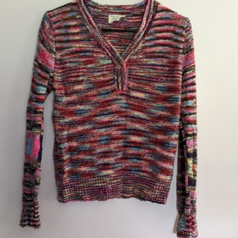 Vintage Queen’s Way to Fashion Sweater Vneck Nappy Acrylic Knit